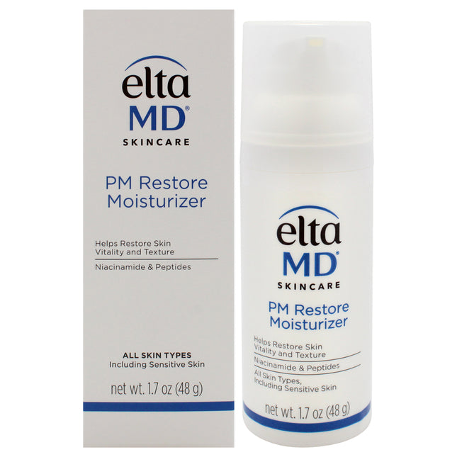 EltaMD PM Restore Moisturizer for Unisex - 1.7 oz Moisturizer to Revitalize and Hydrate Your Skin