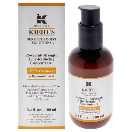 Kiehls Powerful-Strength Line-Reducing Concentrate Serum for Unisex - 3.4 oz