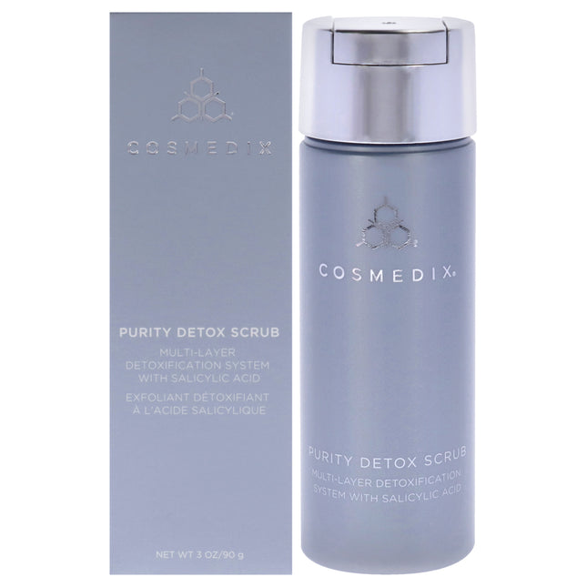 Cosmedix Purity Detox Scrub for Unisex - 3 oz: Deep Cleanse Your Skin to Perfection