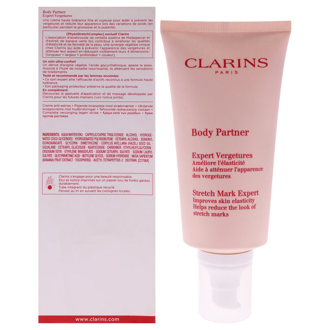 Clarins Body Partner Stretch Mark Expert Body Lotion for Unisex - 5.8 oz