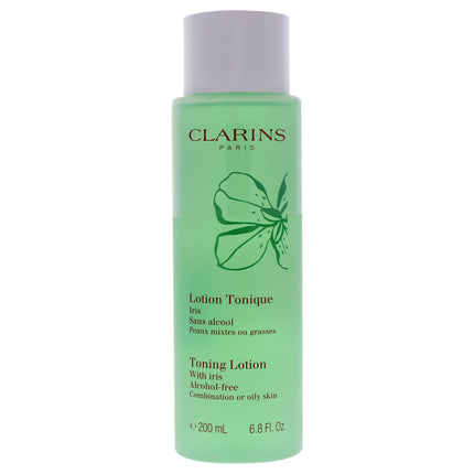 Clarins Toning Lotion with Iris - 6.8 oz Unisex Lotion for Balanced Skin