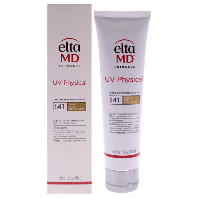 EltaMD UV Physical Sunscreen SPF 41 - 3 oz Unisex Sunscreen for Broad Spectrum Protection