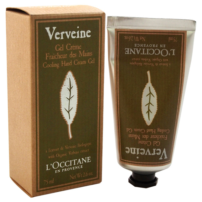 LOccitane Verveine Cooling Hand Cream Gel for Unisex - 2.6 oz Hand Cream