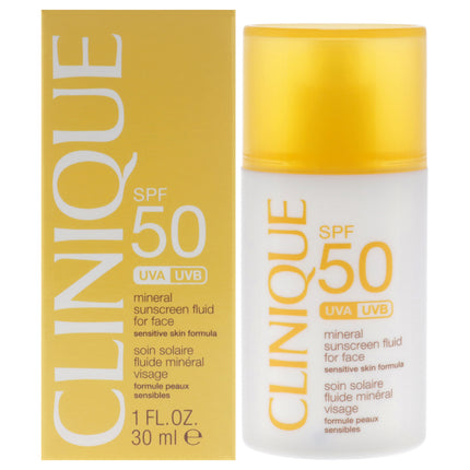 Clinique Mineral Sunscreen Fluid for Face SPF50: Protect Your Skin with Lightweight Sun Protection