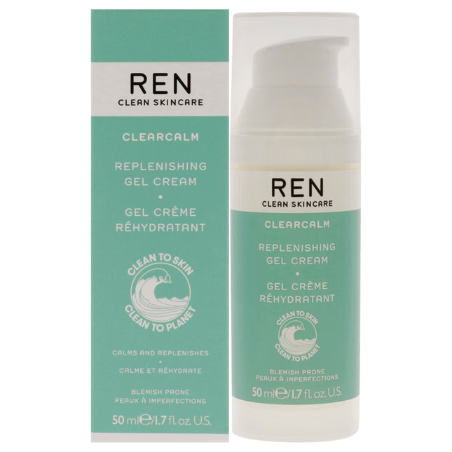 Ren Clearcalm Replenishing Gel Cream for Women - 1.7 oz Gel