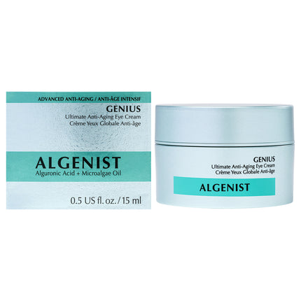 Algenist Genius Ultimate Anti-Aging Eye Cream: 0.5 oz Cream for Women