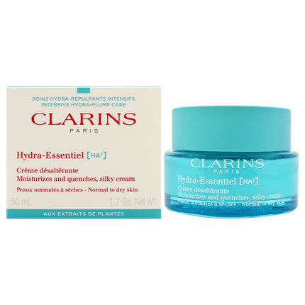 Hydra-Essentiel Silky Cream by Clarins for Women - 1.7 oz Cream for Normal to Dry Skin