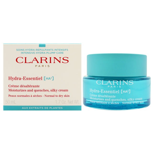 Hydra-Essentiel Silky Cream by Clarins for Women - 1.7 oz Cream for Normal to Dry Skin