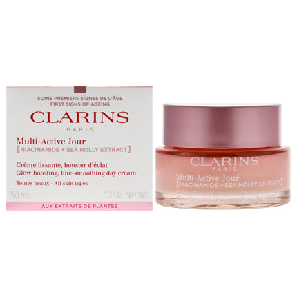 Clarins Multi-Active Day Cream for Women - All Skin Types - 1.7 oz Cream