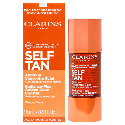 Achieve a Radiant Glow with Clarins Radiance-Plus Golden Glow Booster for Women - 0.5 oz Treatment