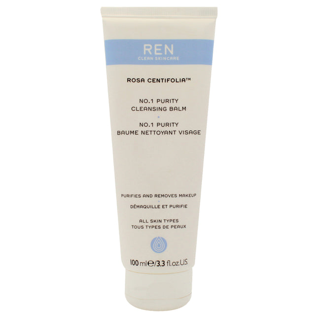 REN Rosa Centifolia No.1 Purity Cleansing Balm for Women - 3.3 oz Cleanser