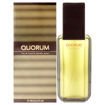 Aqua Quorum by Antonio Puig for Men - 3.4 oz EDT Spray