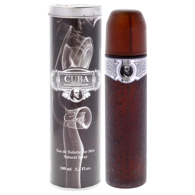 Cuba Grey by Cuba for Men - 3.3 oz EDT Spray: A Captivating Fragrance for Men