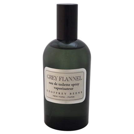 Experience the Classic Masculinity of Grey Flannel by Geoffrey Beene - 4 oz EDT Spray for Men