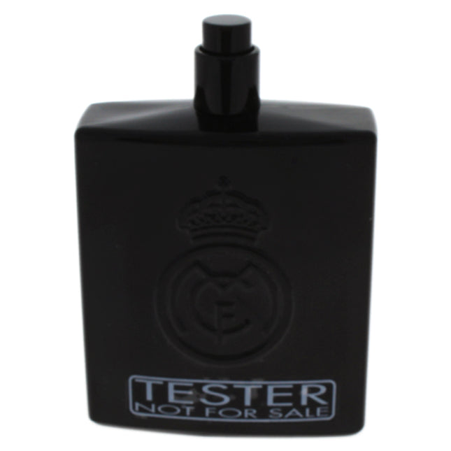Real Madrid Black by Real Madrid for Men - 3.4 oz EDT Spray - Infused with the Essence of Passionate Soccer Spirits