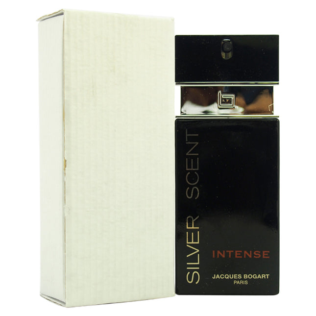 Silver Scent Intense by Jacques Bogart for Men - 3.33 oz EDT Spray, Masculine Cologne