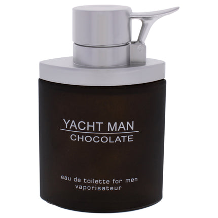 Yacht Man Chocolate by Myrurgia for Men - 3.4 oz EDT Spray - A Deliciously Unique Scent for Men
