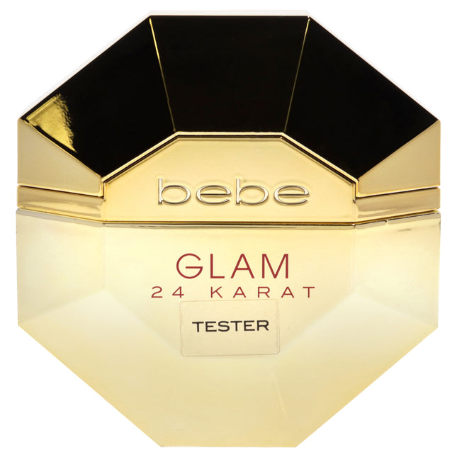 Bebe Glam 24 Karat Perfume for Women - 3.4 oz Eau de Parfum Spray