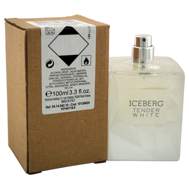 Iceberg Tender White for Women - 3.3 oz EDT Spray, Feminine Fragrance for Every Occasion
