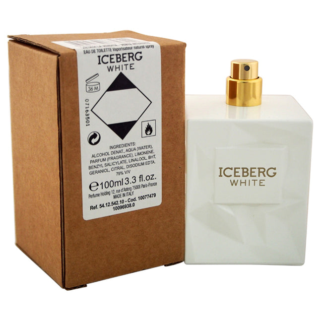 Iceberg White by Iceberg for Women - 3.3 oz EDT Spray, Refreshing and Sensual Fragrance