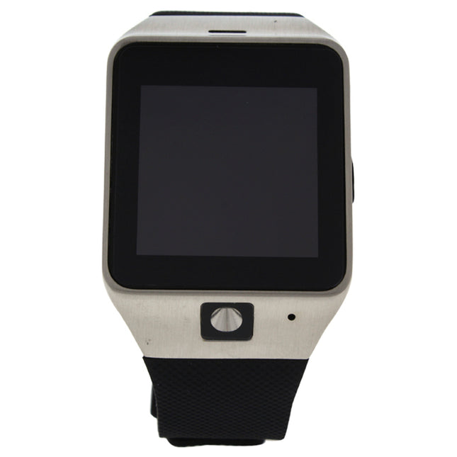 EK-D1 Montre Connectee Silicone Strap Smart Watch Silver-Black by Eclock for Unisex - 1 Pc Watch