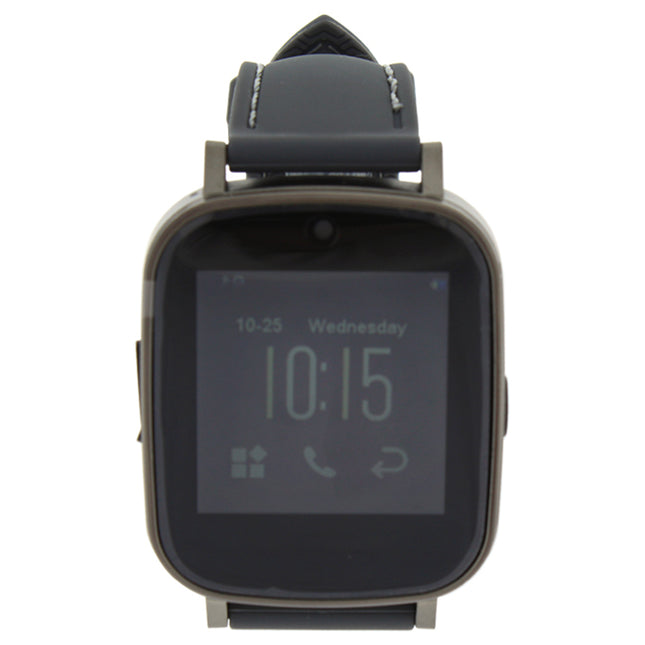 EK-G5 Montre Connectee Silicone Strap Smart Watch in Grey for Unisex by Eclock - 1 Pc Watch