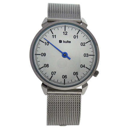 Kulte Mesh Bracelet Watch - Silver Stainless Steel Unisex Timepiece by KU15-0011