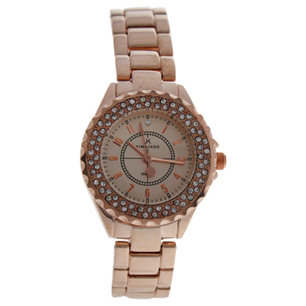 2033L GPGP Rose Gold Stainless Steel Bracelet Watch by Kim & Jade for Women