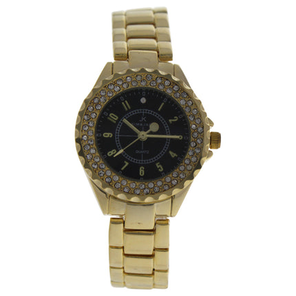 2033L-GB Gold Stainless Steel Bracelet Watch by Kim & Jade for Women - Elegant and Functional Timepiece
