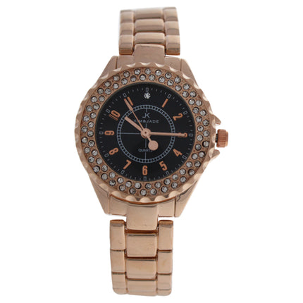 Kim & Jade Rose Gold Stainless Steel Bracelet Watch for Women - Stunning Timepiece for Every Occasion