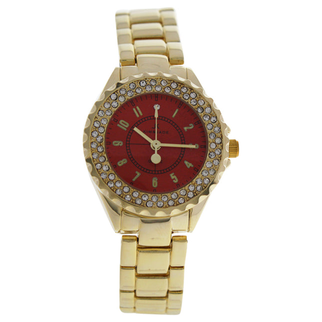 Kim & Jade Women's Gold Stainless Steel Bracelet Watch - 2033L-GR