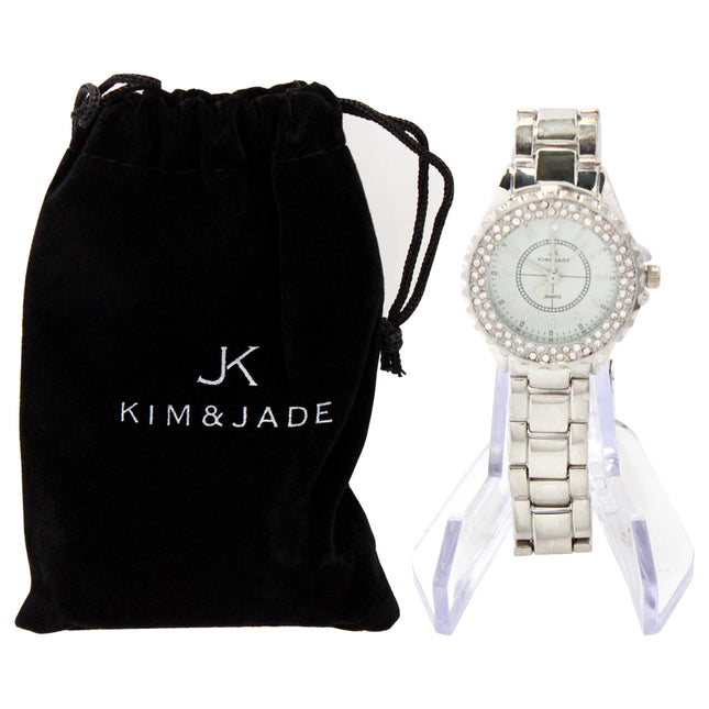 2033L-SW Silver Stainless Steel Bracelet Watch by Kim & Jade for Women - Stylish and Elegant Timepiece for Women