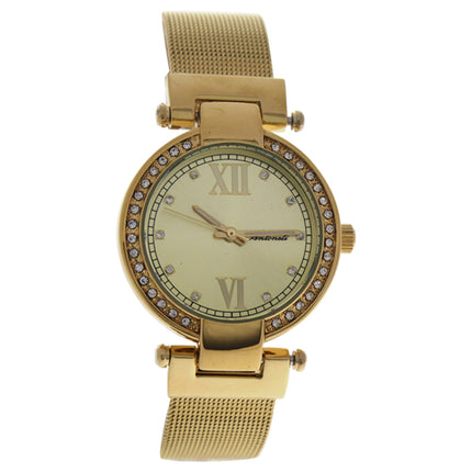 Antoneli AL0500-04 Gold Stainless Steel Mesh Bracelet Watch for Women - Elegant Timepiece for Any Occasion