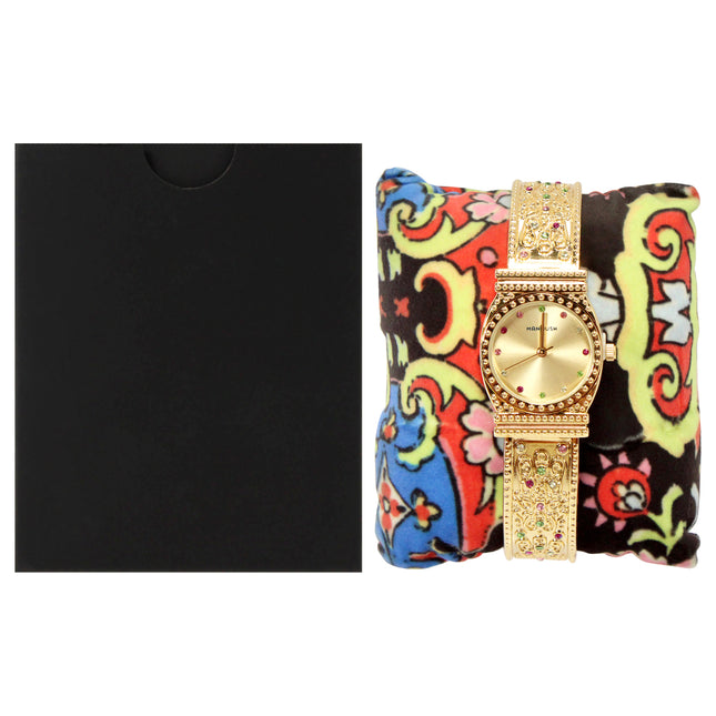 Manoush MSHMIG Mizuna Gold Stainless Steel Bracelet Watch for Women - Elegant Timepiece for Any Occasion