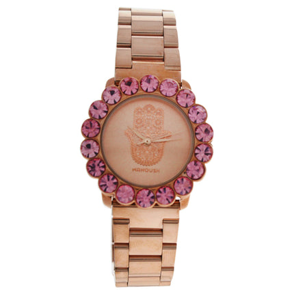MSHSCRG Scarlett Hand - Rose Gold Stainless Steel Bracelet Watch by Manoush for Women