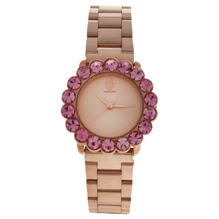 Rose Gold Stainless Steel Bracelet Watch by Manoush for Women - Elegant Timepiece for Every Occasion