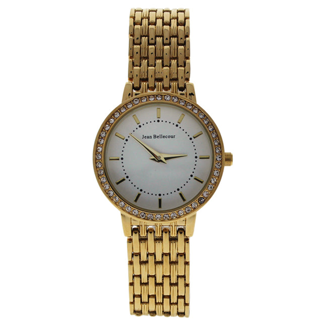 Sophie Gold Stainless Steel Bracelet Watch by Jean Bellecour for Women - Stylish Timepiece for the Modern Woman