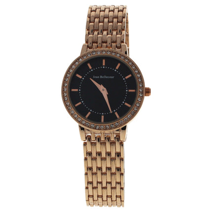 Jean Bellecour REDS15-RGB Sophie Rose Gold Stainless Steel Bracelet Watch for Women - Elegant Timepiece