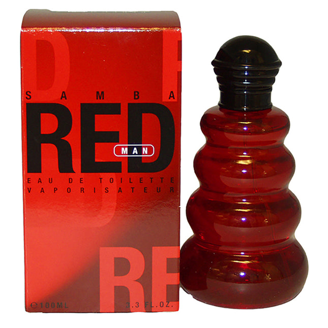 Samba Red by Perfumers Workshop for Men - 3.4 oz EDT Spray | Bold and Seductive Fragrance for Him