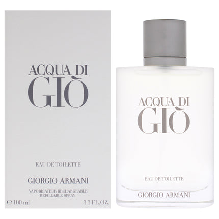 Giorgio Armani Acqua Di Gio Men's EDT Spray - 3.4 oz Refillable