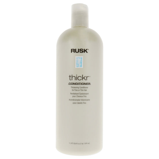 Rusk Thickr Thickening Conditioner - Professional Strength Hair Conditioner for Thick, Full Hair Volume - 33.8 oz