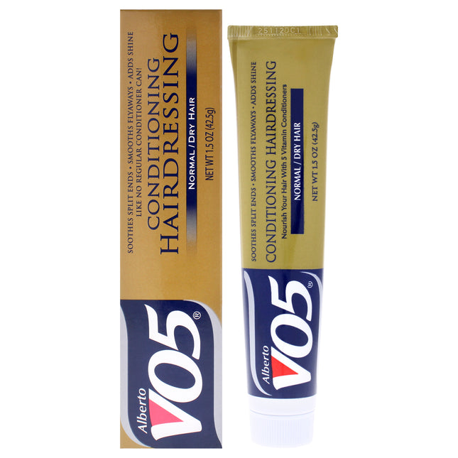 Alberto VO5 Conditioning Hairdressing for Normal to Dry Hair - 1.5 oz Conditioner - Unisex