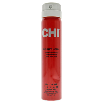 CHI Helmet Head Extra Firm Hairspray for Unisex - 2.6 oz Hair Spray in Strong Hold Formula