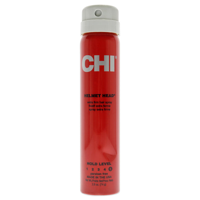 CHI Helmet Head Extra Firm Hairspray for Unisex - 2.6 oz Hair Spray in Strong Hold Formula