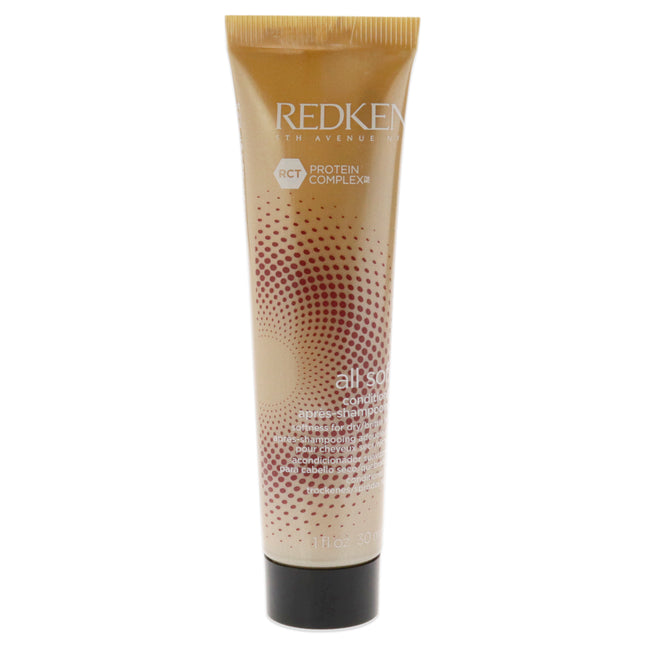 Redken All Soft Conditioner for Unisex - 1 oz | Transform dry, brittle hair into silky smooth locks