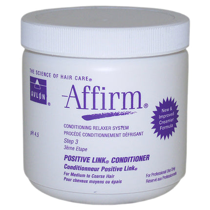 Avlon Affirm Positive Link Conditioner for Unisex - 16 oz - Nourishing Hair Conditioner for All Hair Types