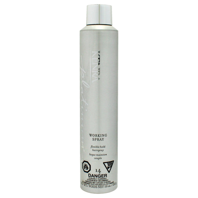 Kenra Platinum Working Spray 14 Flexible Hold Hairspray - 10 oz Hair Spray for Unisex