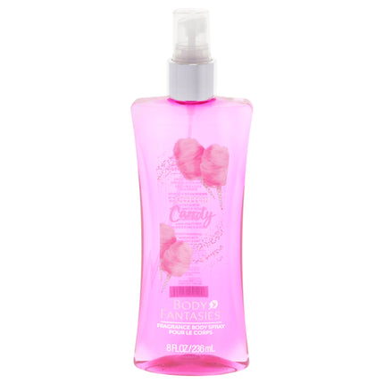 Body Fantasies Cotton Candy Fragrance Body Spray for Women - 8 oz Body Spray