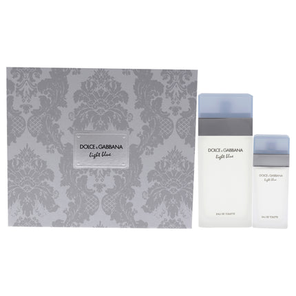 Dolce & Gabbana Light Blue Women's 2 Pc Gift Set - 3.3oz EDT Spray, 0.84oz EDT Spray