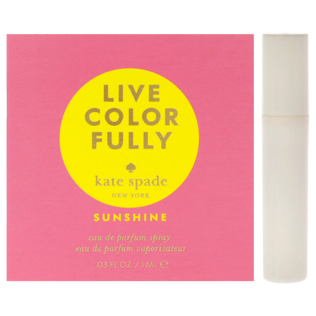 Live Colorfully by Kate Spade for Women - 1 ml EDP Spray Vial - Perfect for On-The-Go!